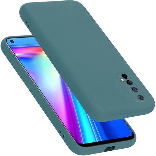 Cadorabo Ohi&scaron;je, združljiv z Realme v tekoči zeleni barvi - za&scaron;čitni pokrov iz fleksibilnega silikona TPU, (20589805) Cene