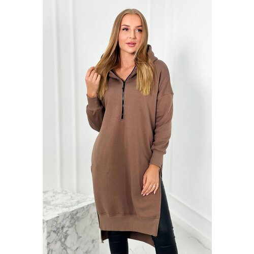 Kesi Insulated sweatshirt with mocha slits on the sides Slike