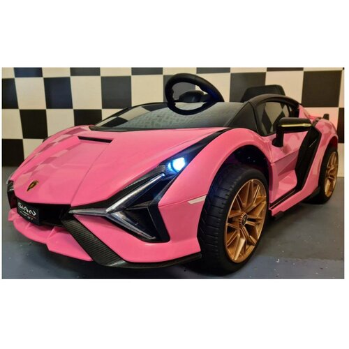 Cars4kids 12V auto na akumulator Lamborghini SIAN Pink Cene