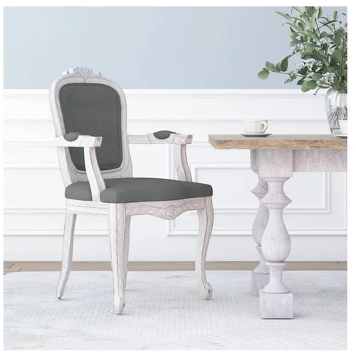  Jedilni stol temno siv 62x59,5x100,5 cm blago