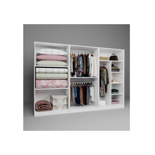 Hanah home ormar bele boje lucas 1600 89 Slike