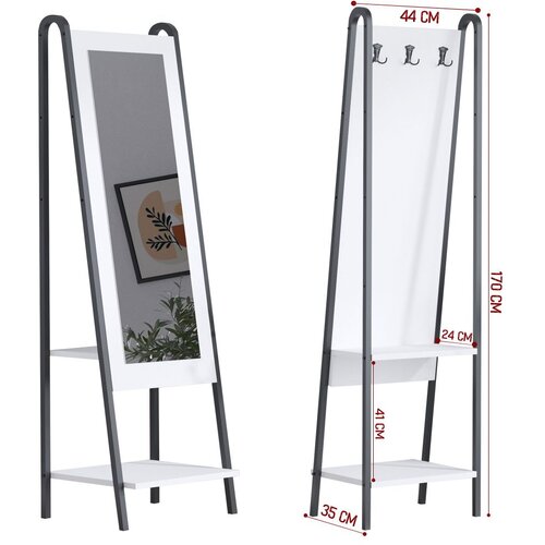 Woody Fashion dali Dec0144 whiteblack hall stand Slike