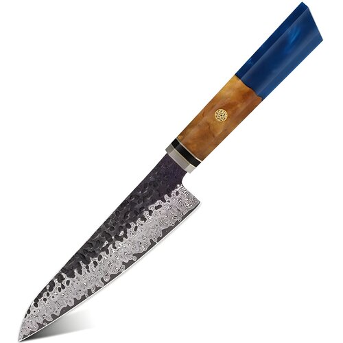 IZMAEL Damaskasti kuhinjski nož AI-37598 - Petty / Tamnoplava Cene