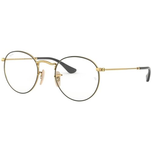 Ray-ban Round Metal Classic RX3447V 2991 M (50) Črna/Kristalna Slike