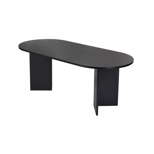 Hanah home trpezarijski sto sabella wood black Slike