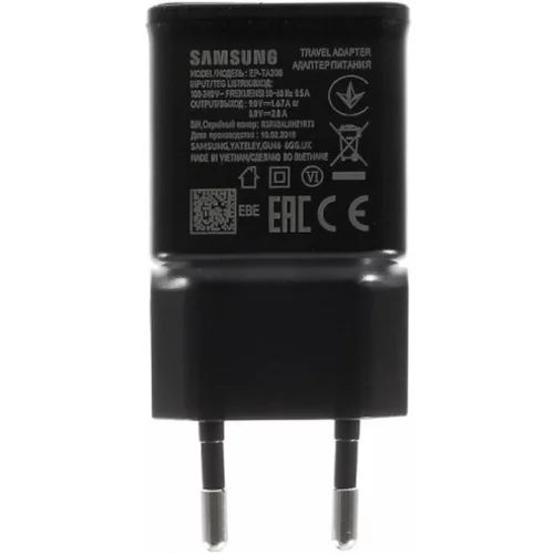 Samsung hišni polnilec 220V adapter EP-TA200 za galaxy S10 - črn