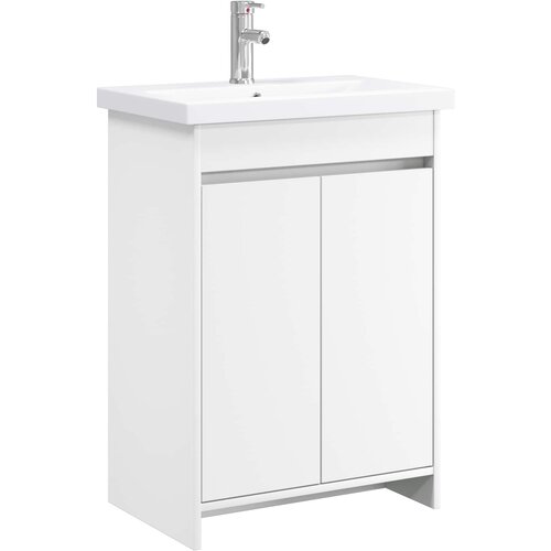 vidaXL Komplet pohi&scaron;tva za kopalnico Bela 81 x 40 x 84,5 cm, (5000246355) Cene