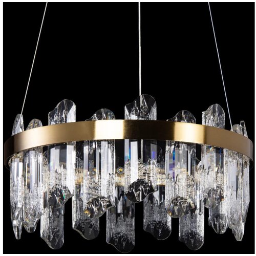  LED luster na sajli LED/50W/230V prečnik 40 cm zlatna Cene