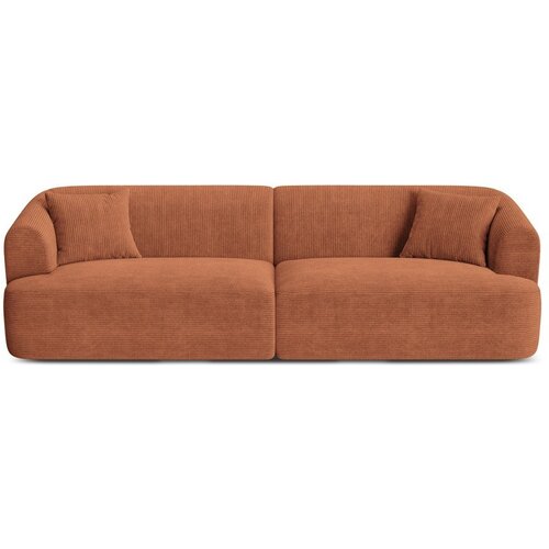 Cosmopolitan Design Sofa od samta boja terakote 255 cm Campi &ndash; Cijene