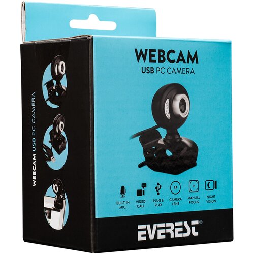 Everest SC-826 USB Web kamera s mikrofonom Slike
