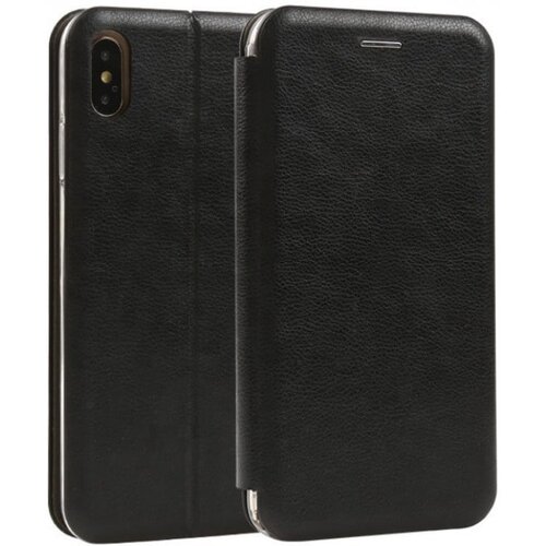 Xiaomi MCLF11-Redmi Note 9 * Futrola Leather FLIP Black (149) Slike