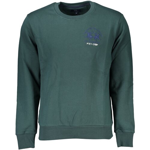 La Martina GREEN MEN&amp;amp;#39;S ZIPLESS SWEATSHIRT Slike