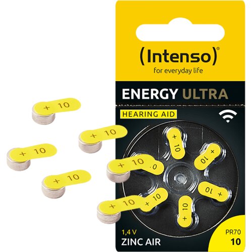 Intenso (INTENSO) Baterija za slušni aparat A10/PR70 1,45 V pakovanje od 6 komada Cijene