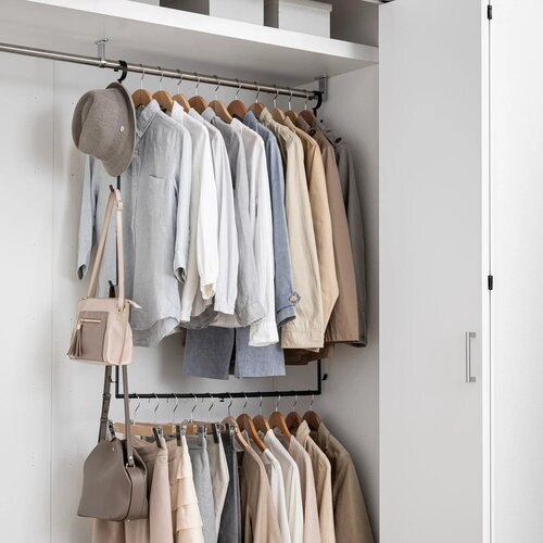YAMAZAKI Viseći metalni organizator za garderobu Smart &amp;ndash; Slike