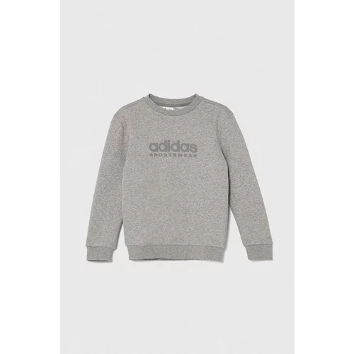 Adidas Otroški pulover siva barva