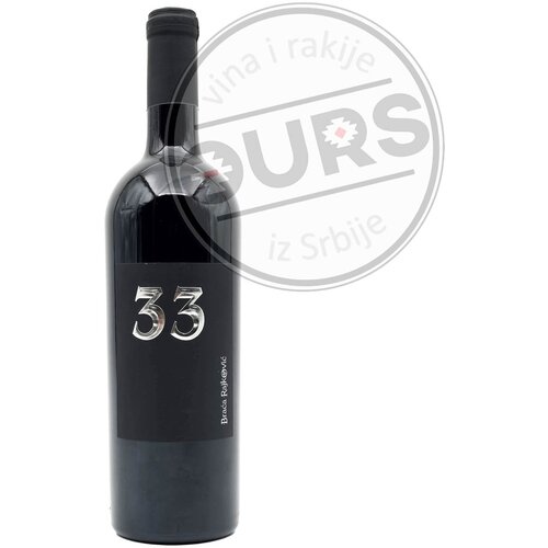 RAJKOVIĆ Rajković 33 Crveno 0,75L Slike