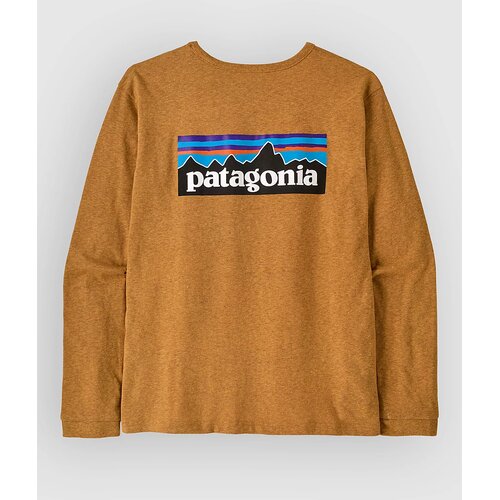 Patagonia P-6 Logo Responsibili Majica z dolgimi rokavi dried mango Cene
