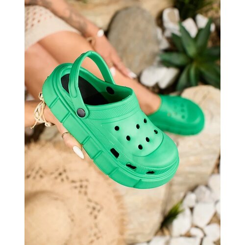 Resti Royalfashion Dark green women's rubber flip-flops Kooranza Cene