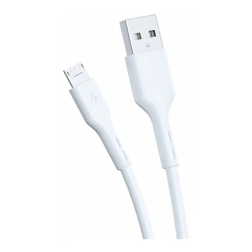 Ms CABLE 2.4A fast charging USB-A 2.0- microUSB, 2m, bijeli