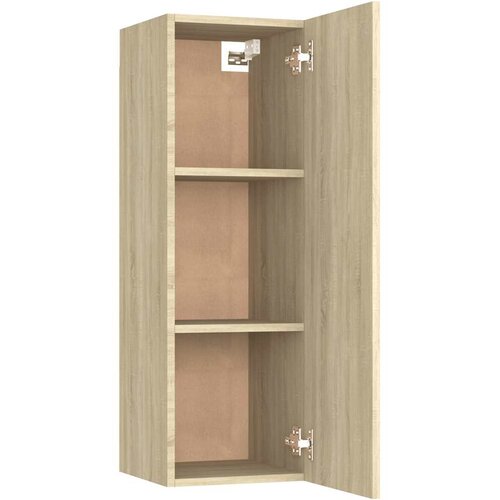  ormarići 2 kom boja hrasta 30,5x30x90 cm konstruirano drvo Slike