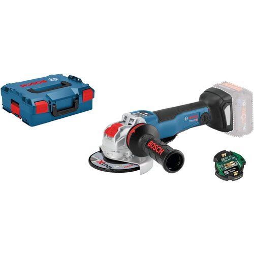Bosch akumulatorska ugaona brusilica gwx 18V-10 psc solo; 125mm; x-lock; bez baterije i punjača; protection; l-boxx (06017B0800) Slike