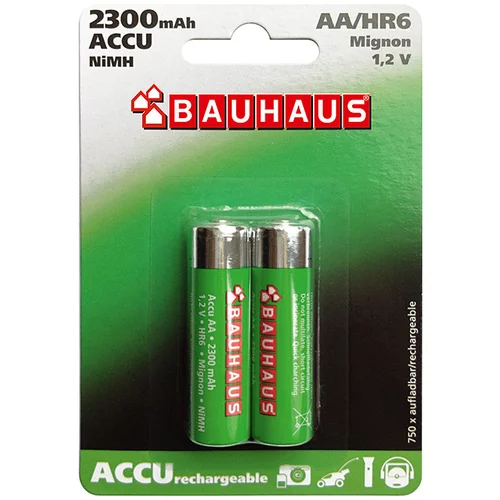 BAUHAUS Polnilne baterije (Mignon AA, NiMH, 1,2 V, 2 kosa)