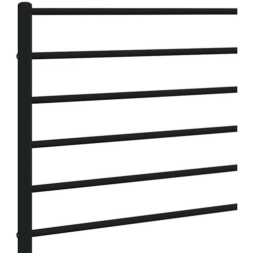  Metalno zamjensko uzglavlje crno 135 cm Slike