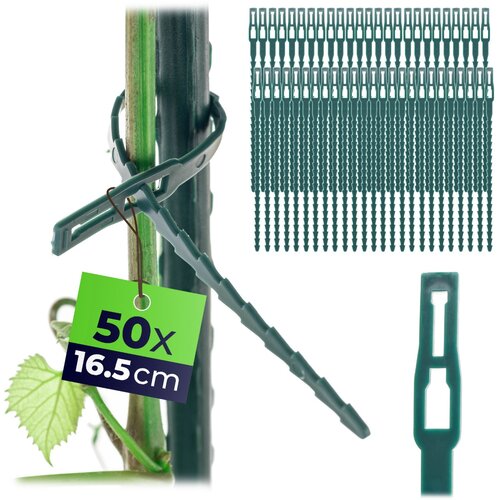 KADAX Kabelske vezice za pritrditev drogov, kabelske vezice, nosilci 16,5 cm 50 kosov, (5000362608) Slike