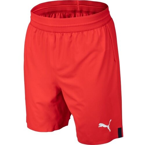 Puma SKS HOME SHORTS PROMO Mu&amp;scaron;ke nogometne kratke hlače, crvena, veličina Slike
