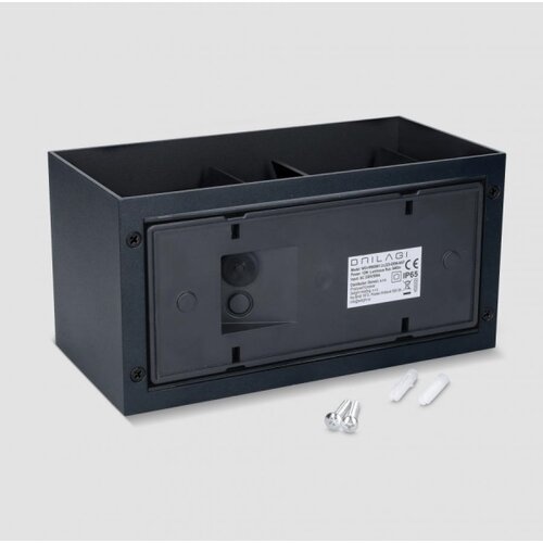  Brilagi - LED spolja&amp;scaron;nje zidno svetlo DOUBLE CUBE LED/12W/230V crna IP65 Slike