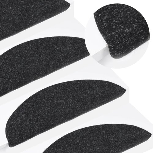 VidaXL Samolepilne preproge za stopnice 10 kosov 65x22,5x3,5 cm Slike