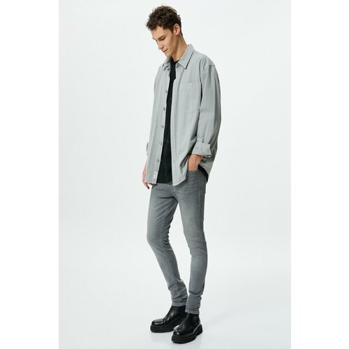 Koton Men's Gray Jeans Slike