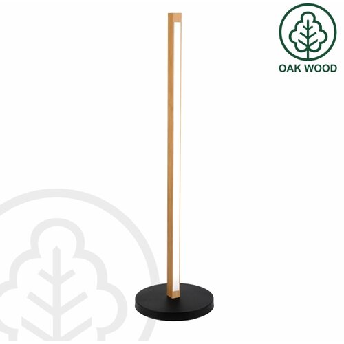  led podna lampa verde LED/18W/230V 3000K hrast/crna Slike