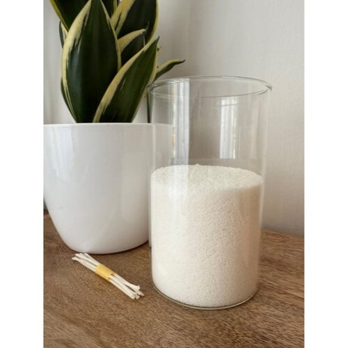 Emocio Pearl wax White sveča 350 g Slike