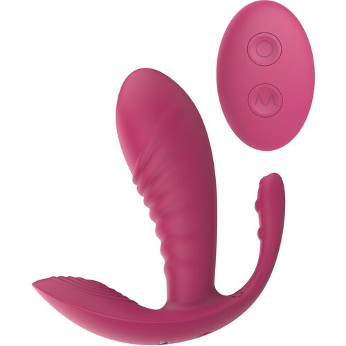 DREAMTOYS Essentials Triple Pleasure Vibe Pink Cene
