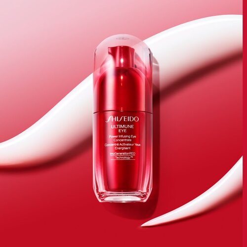 Shiseido Ultimune Eye Power Infusing Eye Concentrate serum za područje oko očiju za cjelovitu za&amp;scaron;titu protiv bora 15 ml Slike