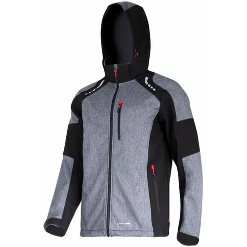 Lahti Pro jakna softshell, sivo črna rdeča, XL L4092304