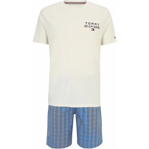 Tommy Hilfiger Underwear Kratka pidžama svijetlobež / mornarsko plava / narančasta / crvena