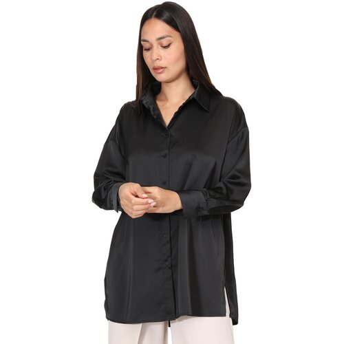 La Modeuse Srajce & Bluze 70711_P165384 Črna Cene
