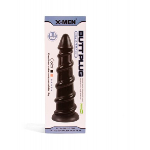 X-Men 11.8 inch Butt Plug Black XMEN00737 / 7713 Cene