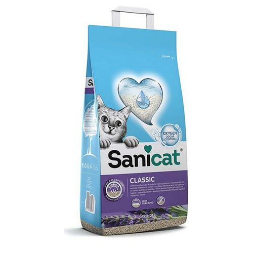 Sanicat posip za mačke Cat Classic Lavander posip 8 L Cene
