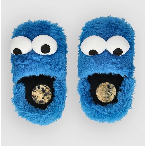 UNITED LABELS Sesame Street 3D Slipper blue / black Cene