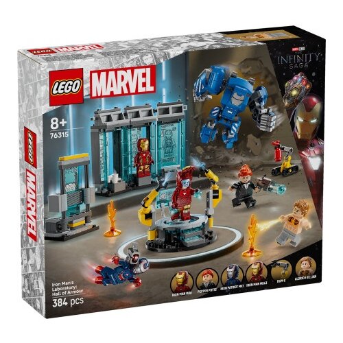Lego Ajronmenova laboratorija: Dvorana oklopa ( 76315 ) Cene