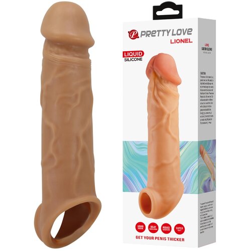 Pretty Love 2025 Realistična navlaka za penis u boji kože Lionel Cene