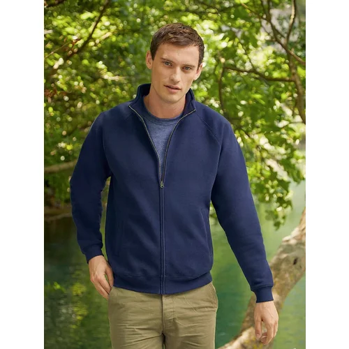 Fruit Of The Loom Granatowa bluza męska rozpinana Sweat Jacket