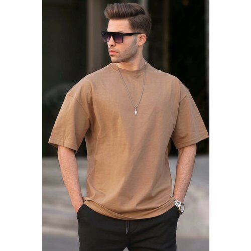 Madmext T-Shirt - Brown - Oversize Slike