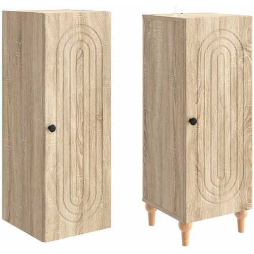  Set ormara 2 pcs Hrast sonoma Konstruirano drvo Slike