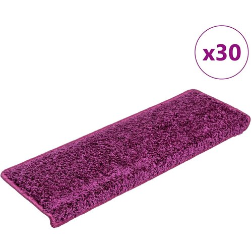 vidaXL Prostirke za stepenice 30 kom 65x21x4 cm ljubičaste Cijene
