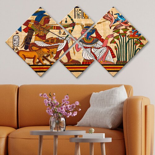 Wallity slika 4MDF9571430, 60x115 cm, 4 dela Cene