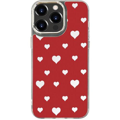 INF Ogledalo Poslikan Ovitek za Telefon - Rdeče Srce - iPhone 14 Pro, (5000081001) Cene